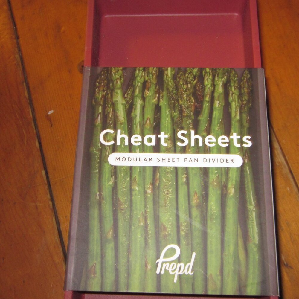 New Prepd Cheat Sheets modular sheet pan divider 4 pc set